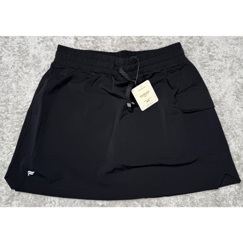 Fabletics Black Athletic Skort with Cargo Pocket